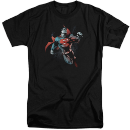 Superman Up In The Sky - Men's Tall Fit T-Shirt Men's Tall Fit T-Shirt Superman   