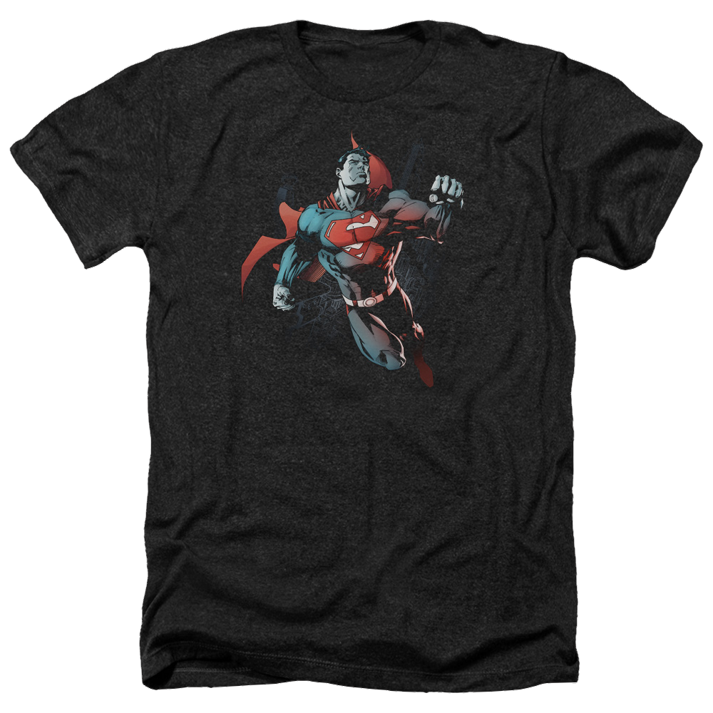 Superman Up In The Sky - Men's Heather T-Shirt Men's Heather T-Shirt Superman   