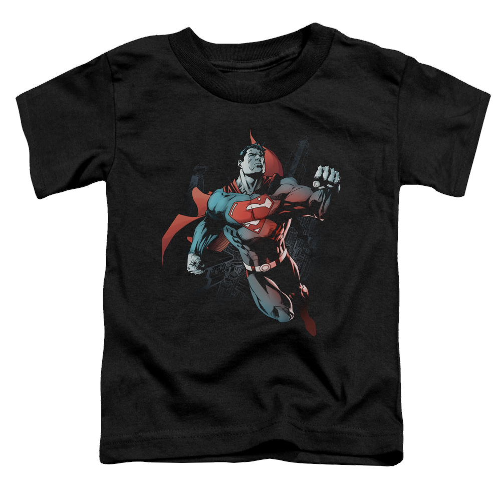 Superman Up In The Sky - Toddler T-Shirt Toddler T-Shirt Superman   