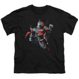 Superman Up In The Sky - Youth T-Shirt Youth T-Shirt (Ages 8-12) Superman   