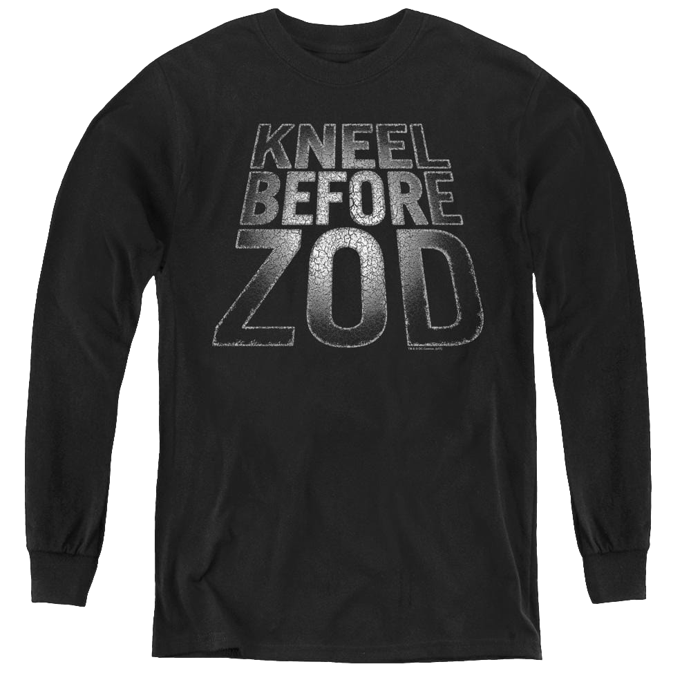Superman Before Zod - Youth Long Sleeve T-Shirt Youth Long Sleeve T-Shirt Superman   