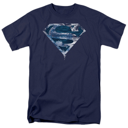 Superman Water Shield - Men's Regular Fit T-Shirt Men's Regular Fit T-Shirt Superman   
