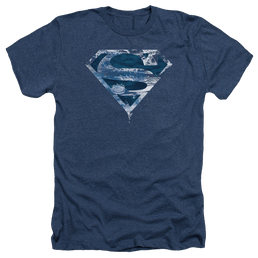 Superman Water Shield - Men's Heather T-Shirt Men's Heather T-Shirt Superman   