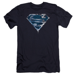 Superman Water Shield - Men's Premium Slim Fit T-Shirt Men's Premium Slim Fit T-Shirt Superman   