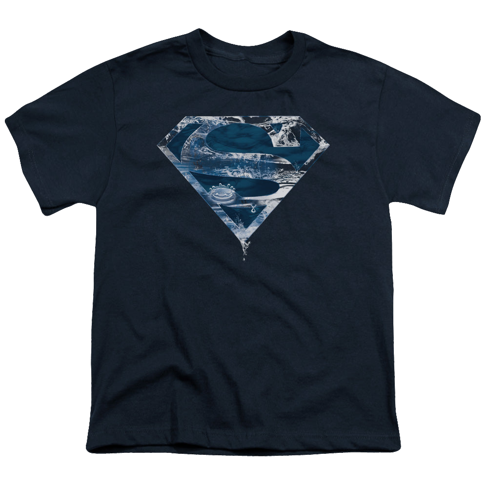 Superman Water Shield - Youth T-Shirt Youth T-Shirt (Ages 8-12) Superman   