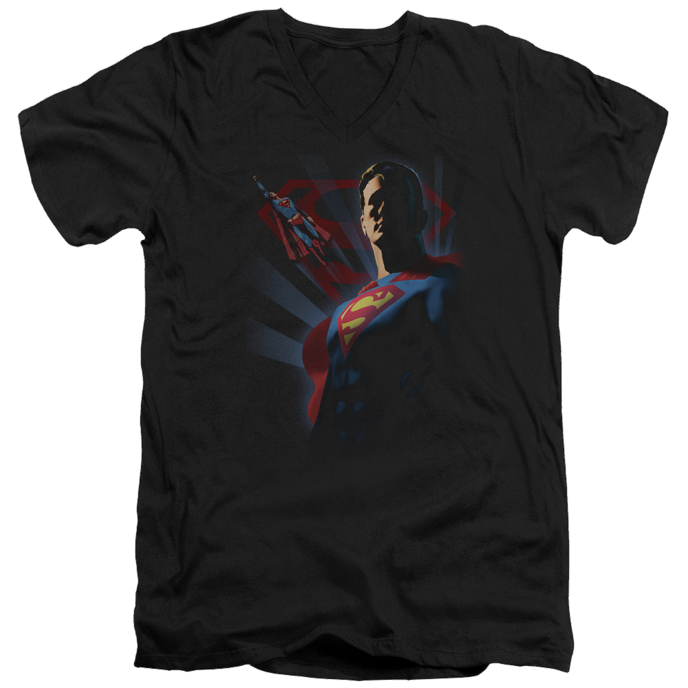 Superman Super Deco - Men's V-Neck T-Shirt Men's V-Neck T-Shirt Superman   