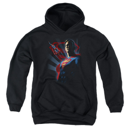 Superman Super Deco - Youth Hoodie Youth Hoodie (Ages 8-12) Superman   