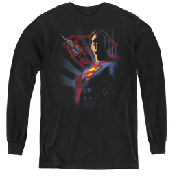 Superman Super Deco - Youth Long Sleeve T-Shirt Youth Long Sleeve T-Shirt Superman   