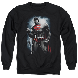 Superman Light Of The Sun - Men's Crewneck Sweatshirt Men's Crewneck Sweatshirt Superman   