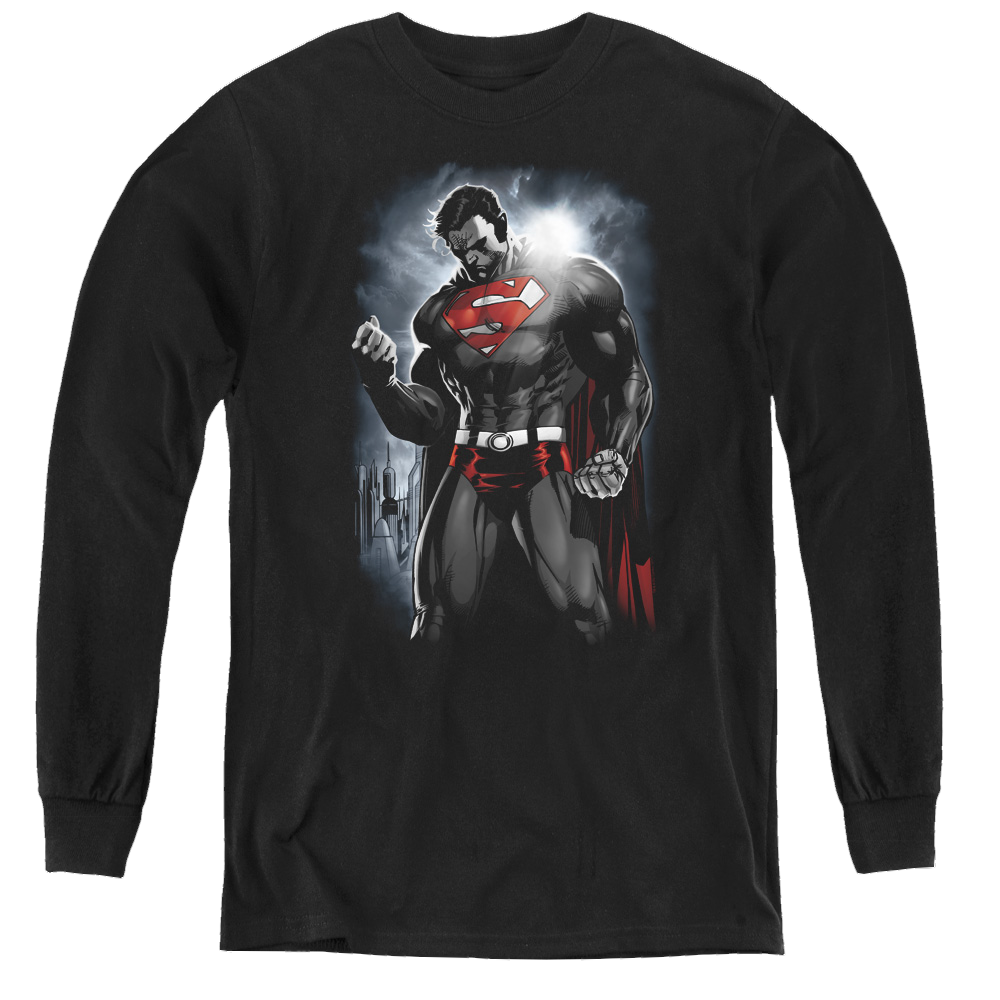 Superman Light Of The Sun - Youth Long Sleeve T-Shirt Youth Long Sleeve T-Shirt Superman   
