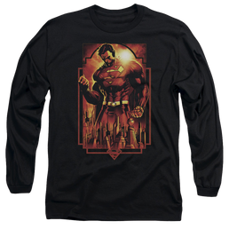 Superman Metropolis Deco - Men's Long Sleeve T-Shirt Men's Long Sleeve T-Shirt Superman   
