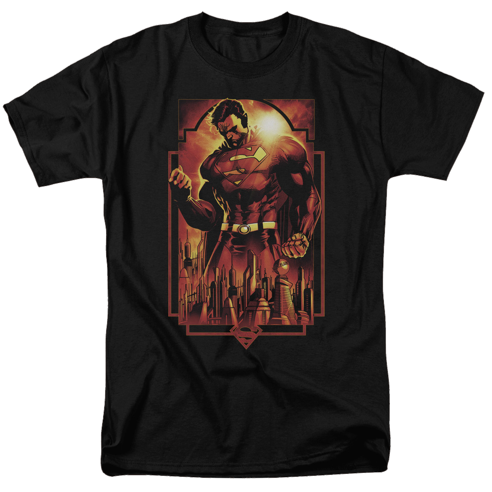 Superman Metropolis Deco - Men's Regular Fit T-Shirt Men's Regular Fit T-Shirt Superman   