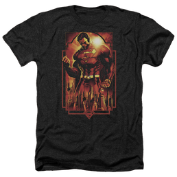 Superman Metropolis Deco - Men's Heather T-Shirt Men's Heather T-Shirt Superman   