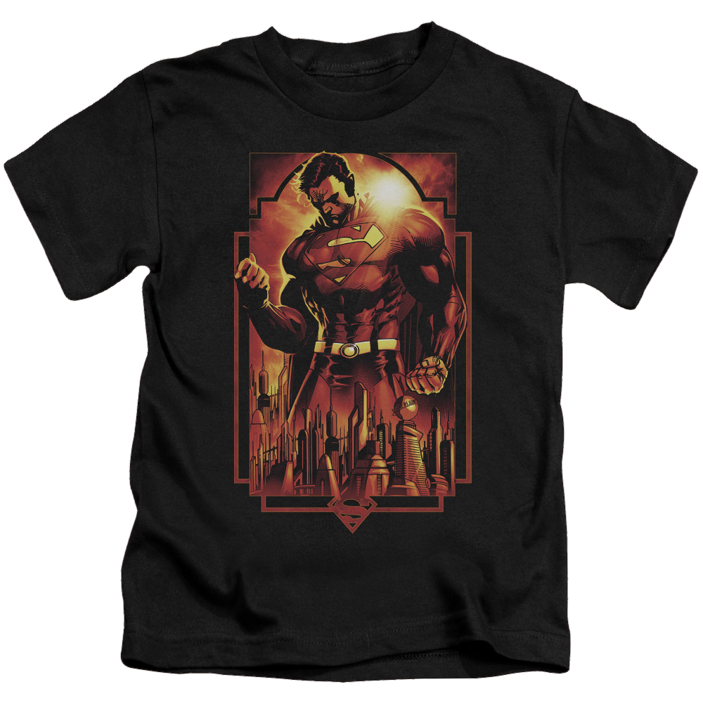 Superman Metropolis Deco - Kid's T-Shirt Kid's T-Shirt (Ages 4-7) Superman   