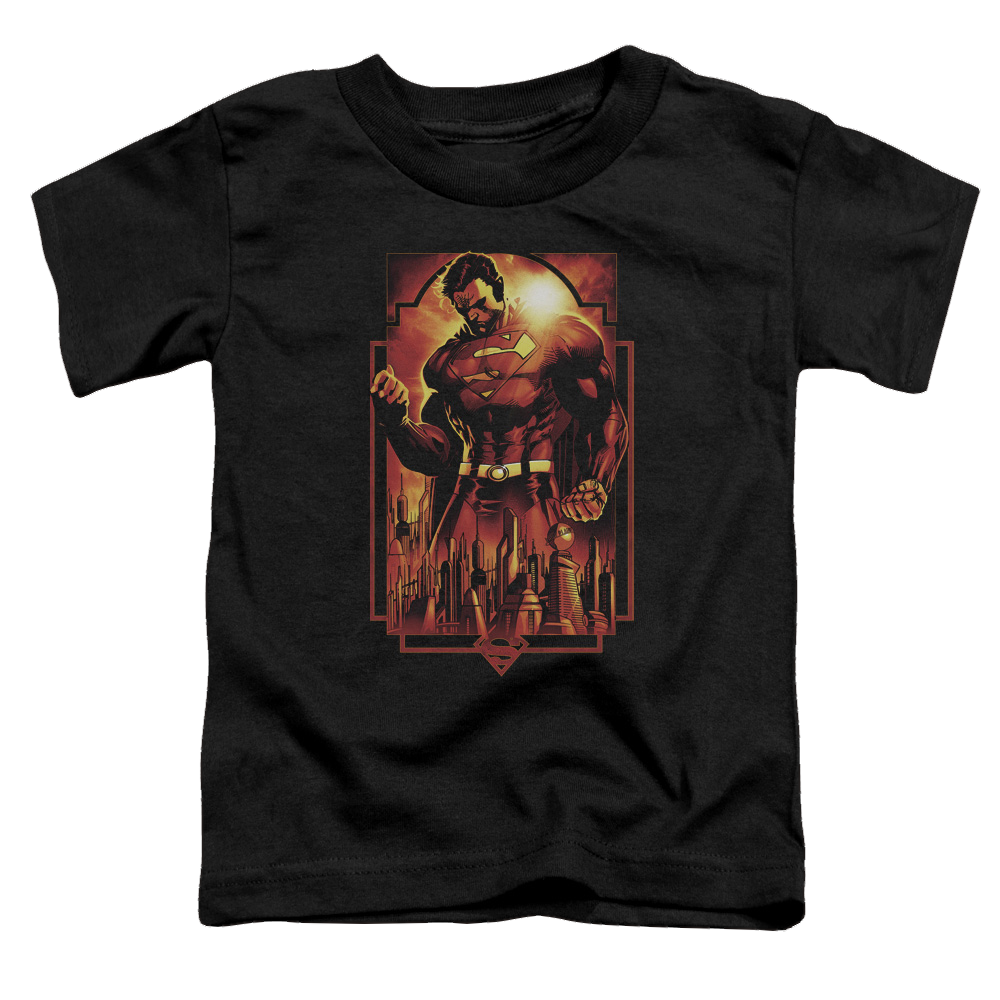 Superman Metropolis Deco - Toddler T-Shirt Toddler T-Shirt Superman   