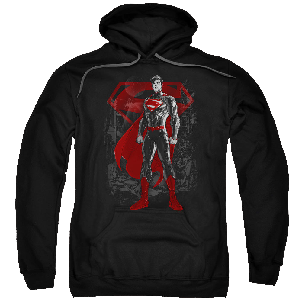 Superman Aftermath - Pullover Hoodie Pullover Hoodie Superman   