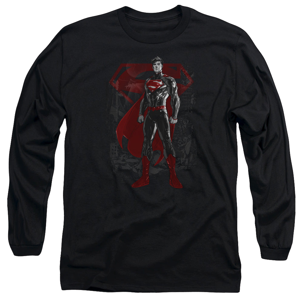 Superman Aftermath - Men's Long Sleeve T-Shirt Men's Long Sleeve T-Shirt Superman   