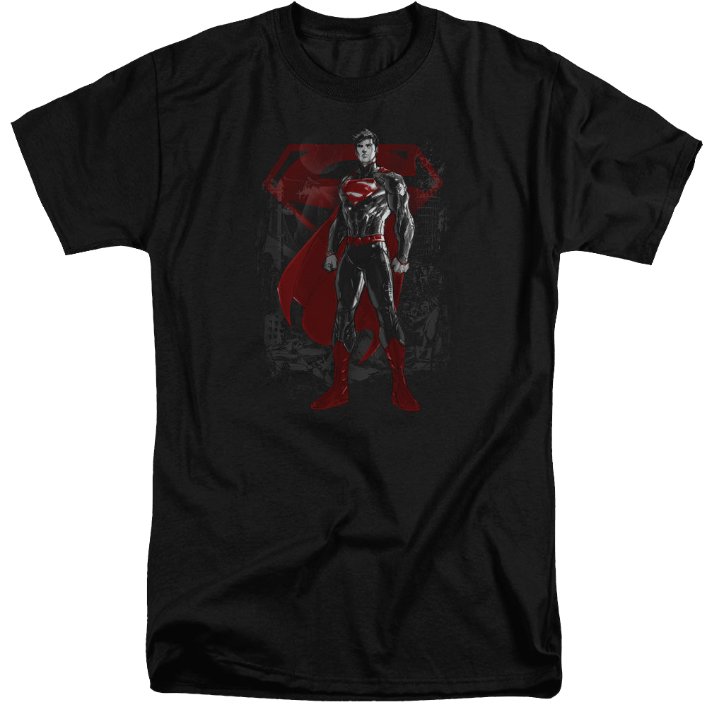 Superman Aftermath - Men's Tall Fit T-Shirt Men's Tall Fit T-Shirt Superman   