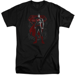 Superman Aftermath - Men's Tall Fit T-Shirt Men's Tall Fit T-Shirt Superman   