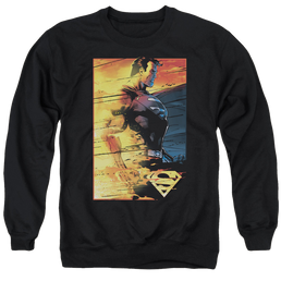 Superman Fireproof - Men's Crewneck Sweatshirt Men's Crewneck Sweatshirt Superman   