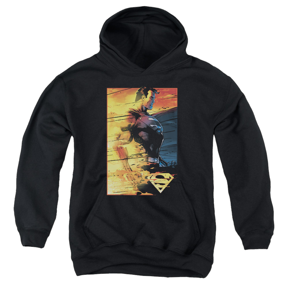 Superman Fireproof - Youth Hoodie Youth Hoodie (Ages 8-12) Superman   