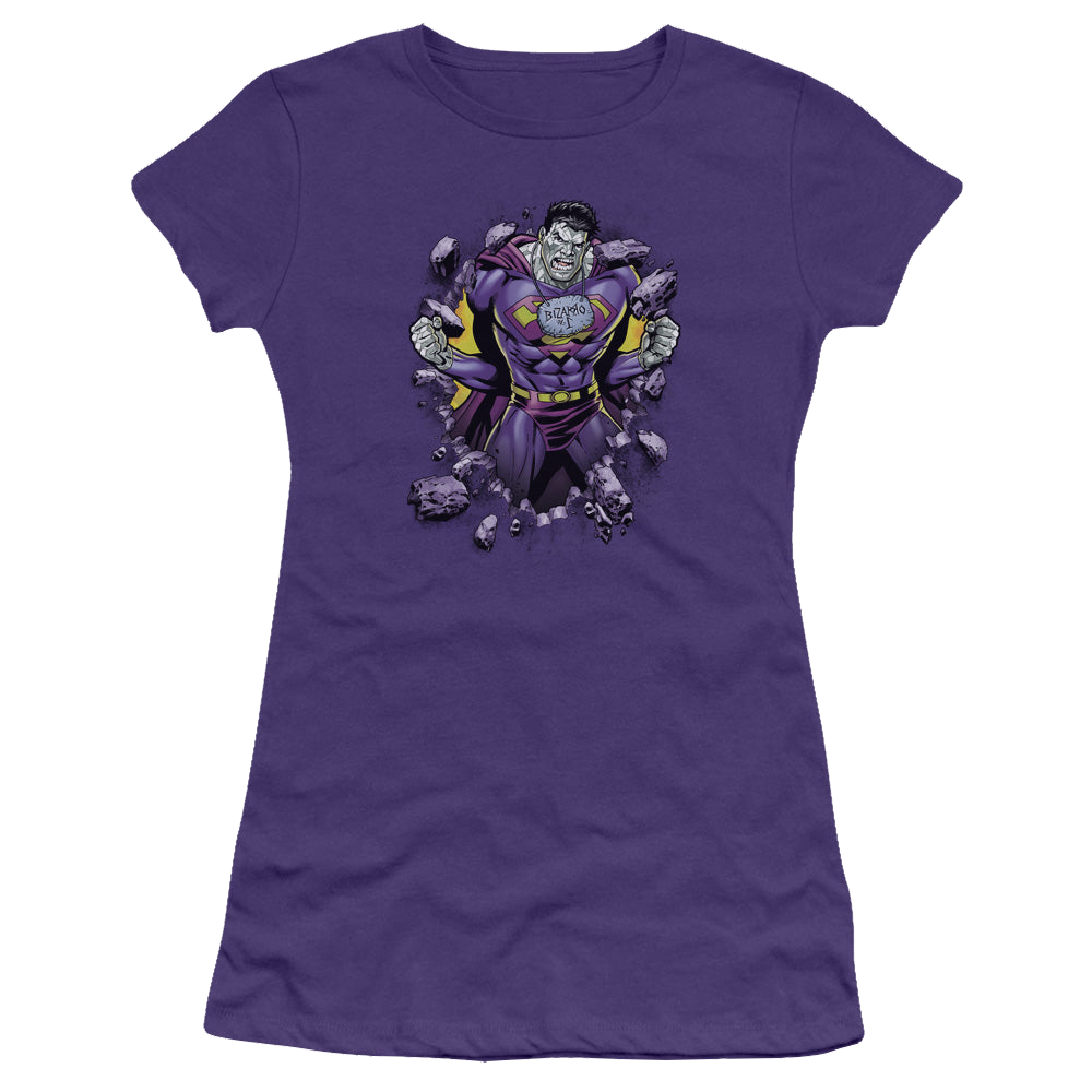 Superman Bizzaro Breakthrough - Juniors T-Shirt Juniors T-Shirt Superman   