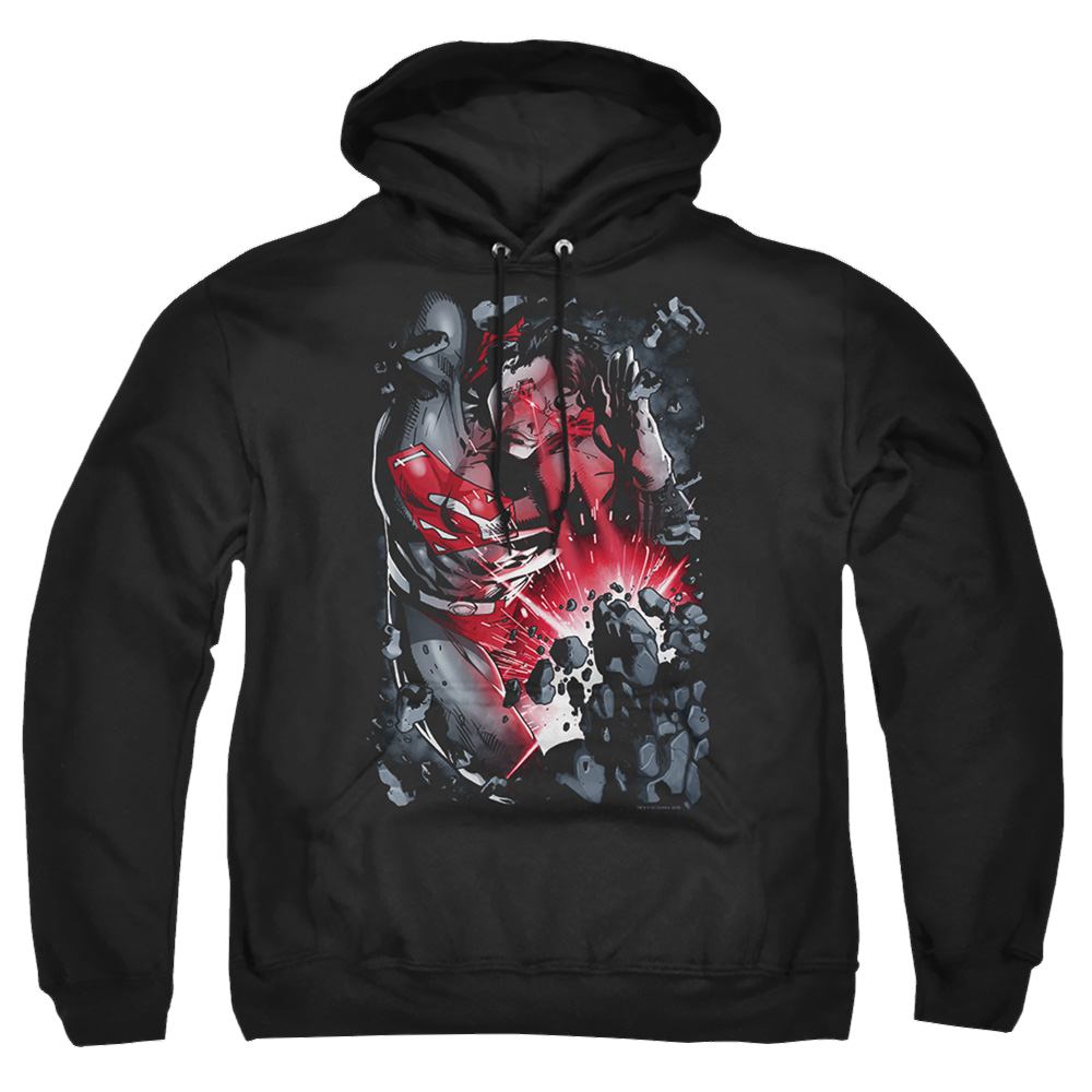 Superman Heat Blast - Pullover Hoodie Pullover Hoodie Superman   