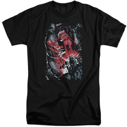 Superman Heat Blast - Men's Tall Fit T-Shirt Men's Tall Fit T-Shirt Superman   