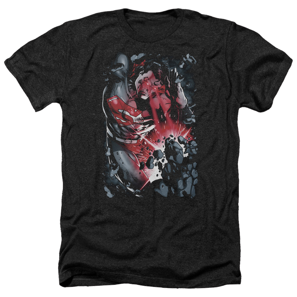 Superman Heat Blast - Men's Heather T-Shirt Men's Heather T-Shirt Superman   