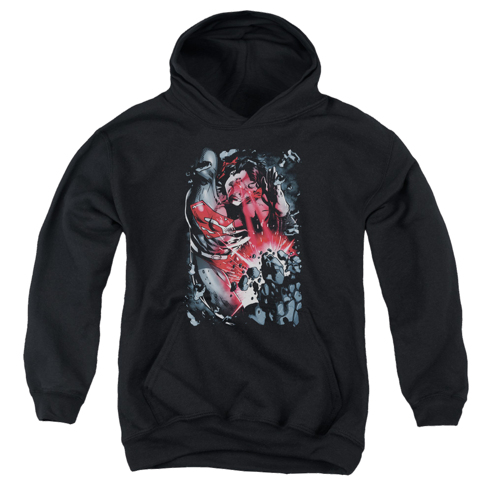 Superman Heat Blast - Youth Hoodie Youth Hoodie (Ages 8-12) Superman   