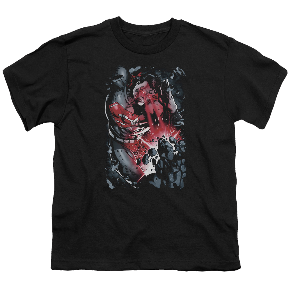 Superman Heat Blast - Youth T-Shirt Youth T-Shirt (Ages 8-12) Superman   