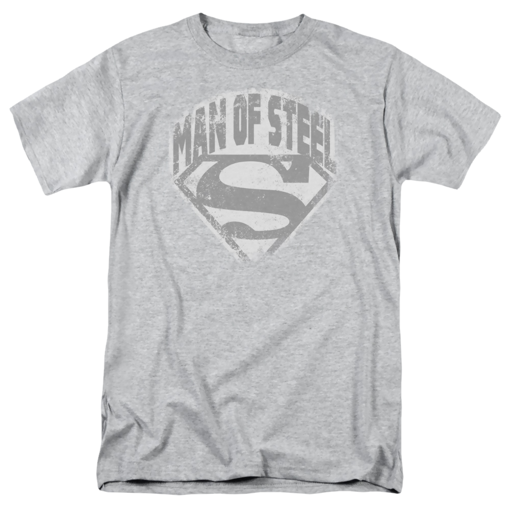 Superman Man Of Steel Shield - Men's Regular Fit T-Shirt Men's Regular Fit T-Shirt Superman   