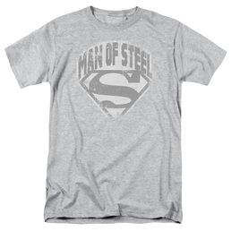 Superman Man Of Steel Shield - Men's Regular Fit T-Shirt Men's Regular Fit T-Shirt Superman   
