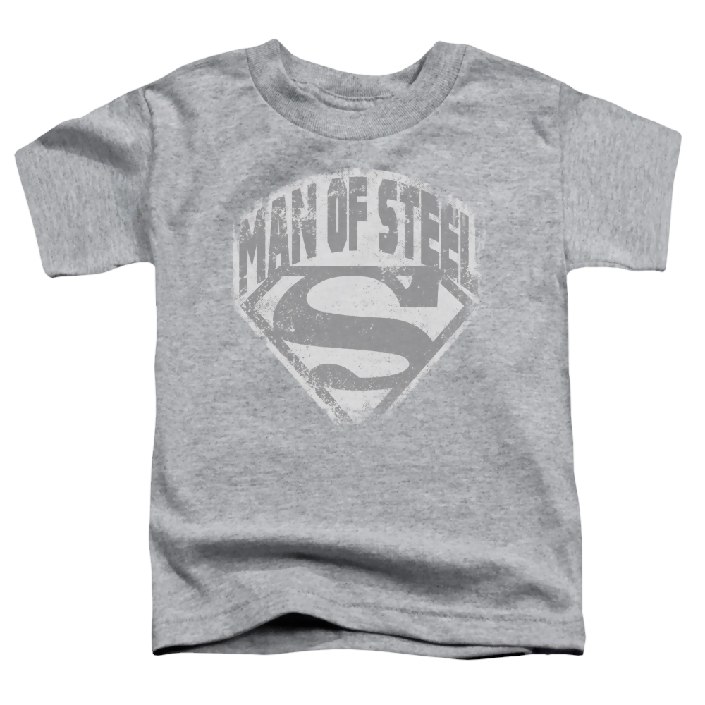 Superman Man Of Steel Shield - Kid's T-Shirt Kid's T-Shirt (Ages 4-7) Superman   