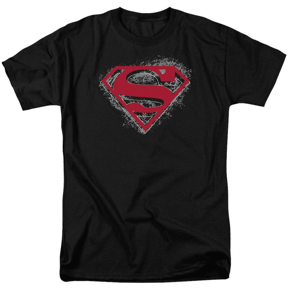 Superman Hardcore Noir Shield - Men's Regular Fit T-Shirt Men's Regular Fit T-Shirt Superman   