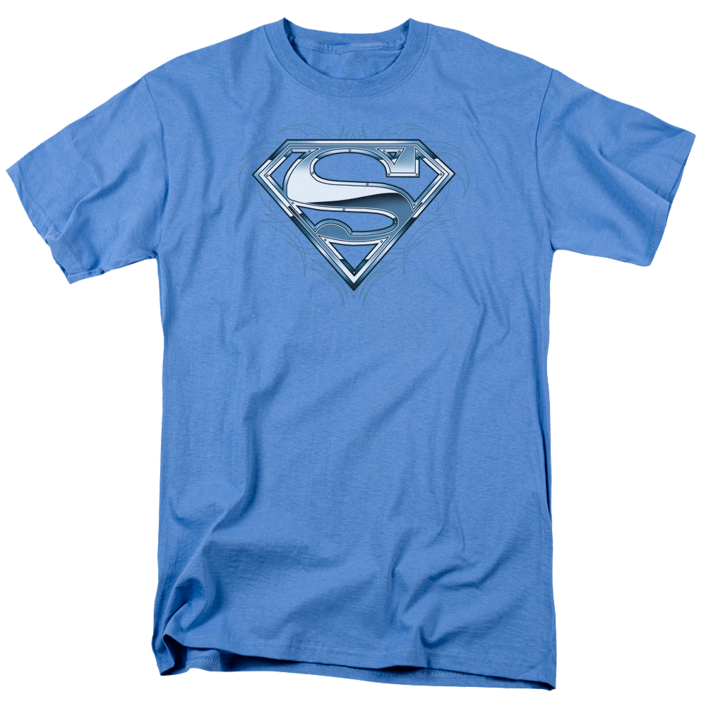 Superman Tribal Chrome Shield - Men's Regular Fit T-Shirt Men's Regular Fit T-Shirt Superman   