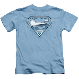 Superman Tribal Chrome Shield - Kid's T-Shirt Kid's T-Shirt (Ages 4-7) Superman   
