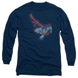 Superman Scribble & Soar - Men's Long Sleeve T-Shirt Men's Long Sleeve T-Shirt Superman   