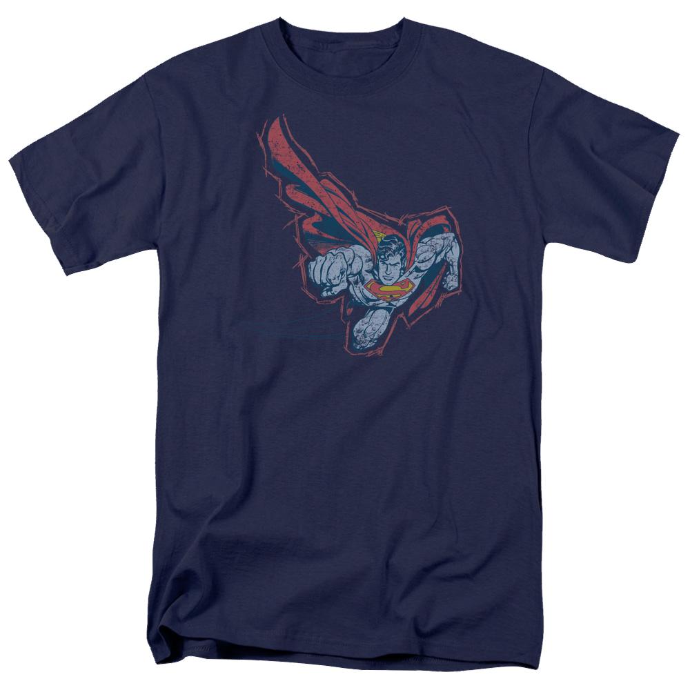 Superman Scribble & Soar - Men's Regular Fit T-Shirt Men's Regular Fit T-Shirt Superman   