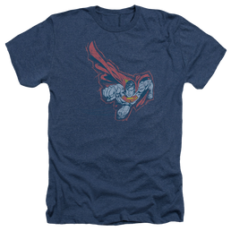 Superman Scribble & Soar - Men's Heather T-Shirt Men's Heather T-Shirt Superman   