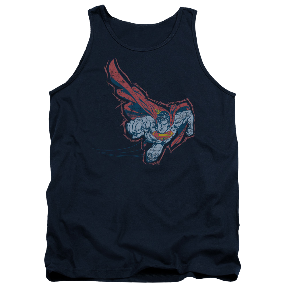 Superman Scribble & Soar - Men's Tank Top Men's Tank Superman   