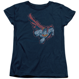 Superman Scribble & Soar - Women's T-Shirt Women's T-Shirt Superman   