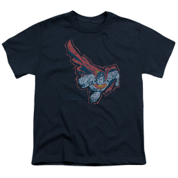 Superman Scribble & Soar - Youth T-Shirt Youth T-Shirt (Ages 8-12) Superman   