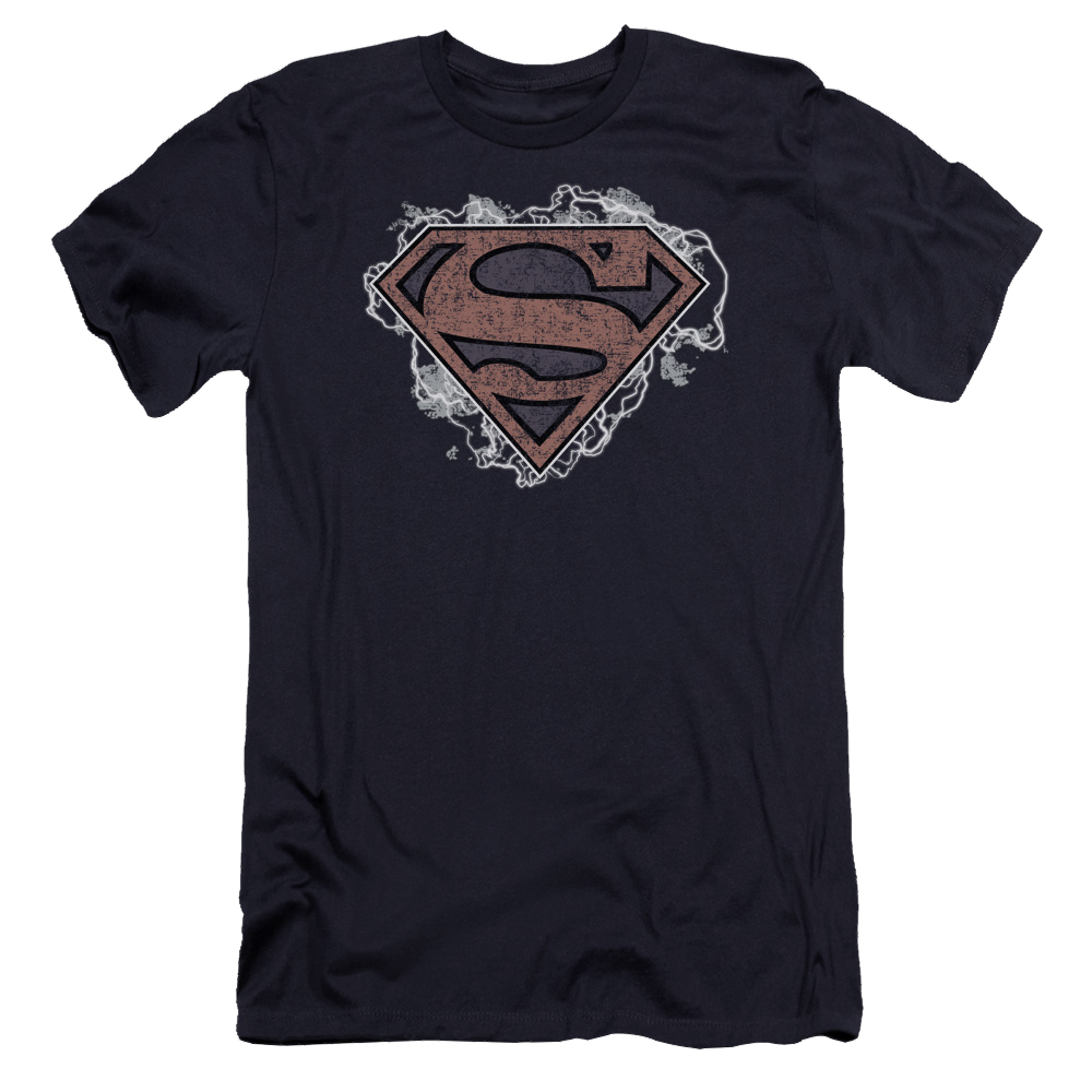 Superman Storm Cloud Supes - Men's Premium Slim Fit T-Shirt Men's Premium Slim Fit T-Shirt Superman   