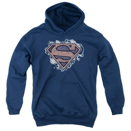 Superman Storm Cloud Supes - Youth Hoodie Youth Hoodie (Ages 8-12) Superman   