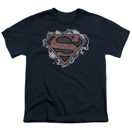 Superman Storm Cloud Supes - Youth T-Shirt Youth T-Shirt (Ages 8-12) Superman   