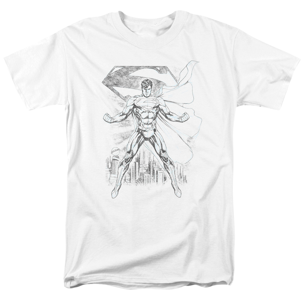 Superman Super Sketch - Men's Regular Fit T-Shirt Men's Regular Fit T-Shirt Superman   