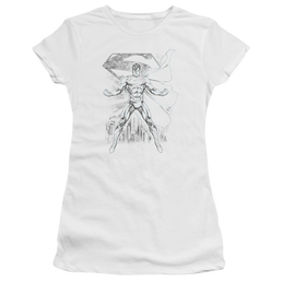 Superman Super Sketch - Juniors T-Shirt Juniors T-Shirt Superman   