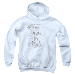 Superman Super Sketch - Youth Hoodie Youth Hoodie (Ages 8-12) Superman   