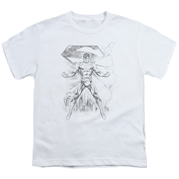 Superman Super Sketch - Youth T-Shirt Youth T-Shirt (Ages 8-12) Superman   